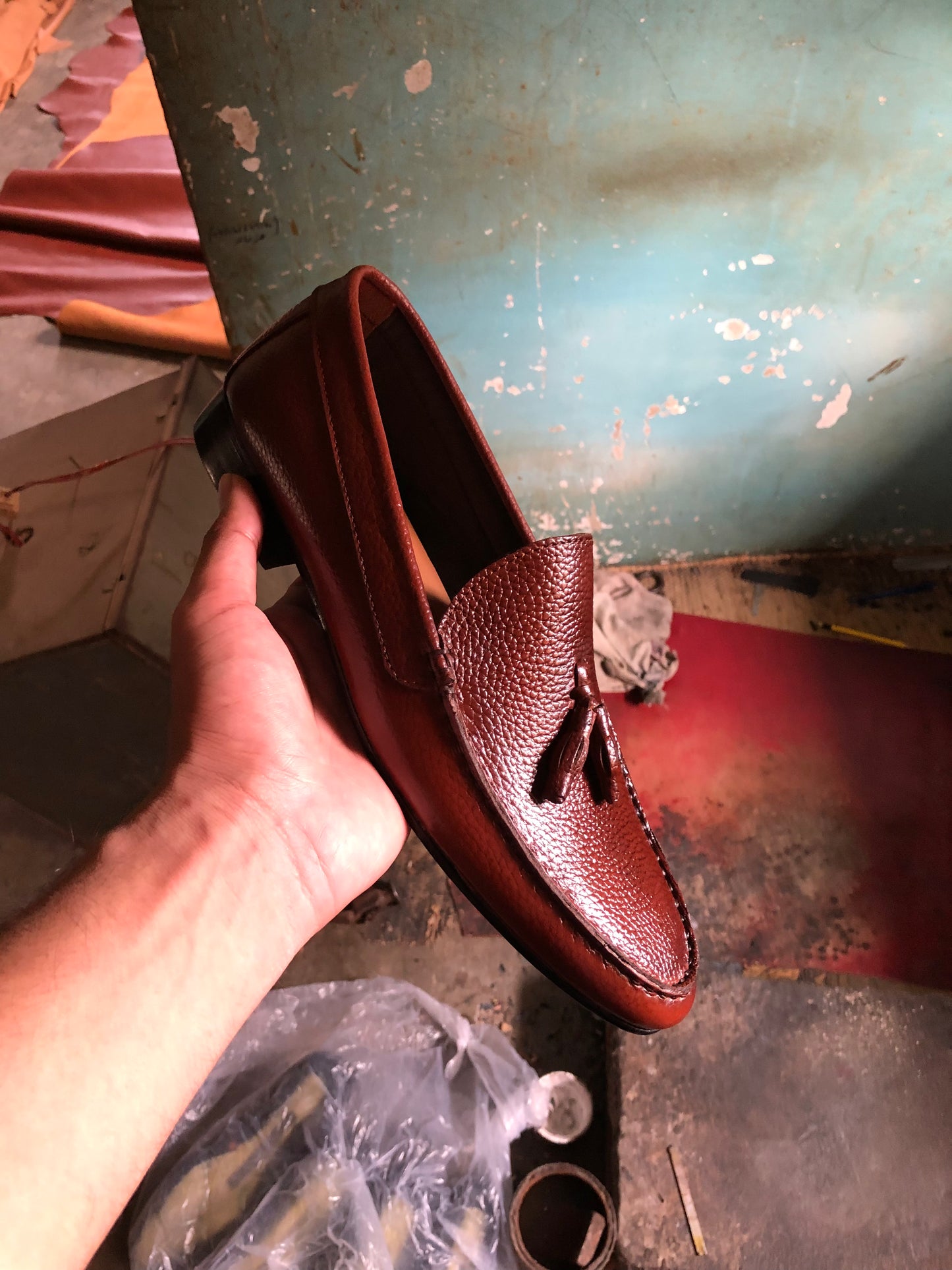 Reddish Brown Tassel Loafer