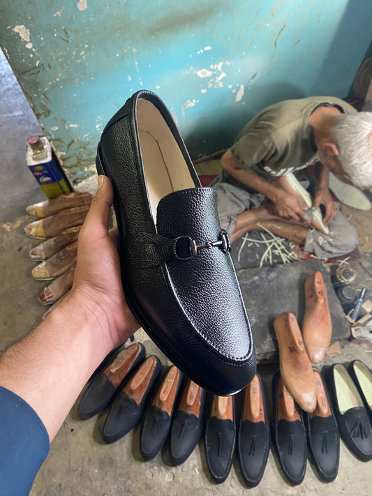 Black Black Buckle Shoe