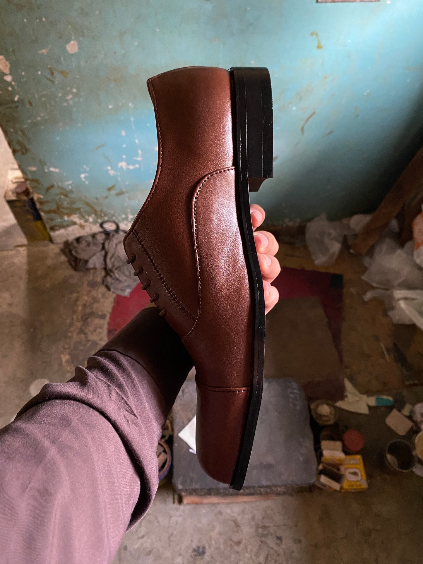 Tan Oxford Shoe