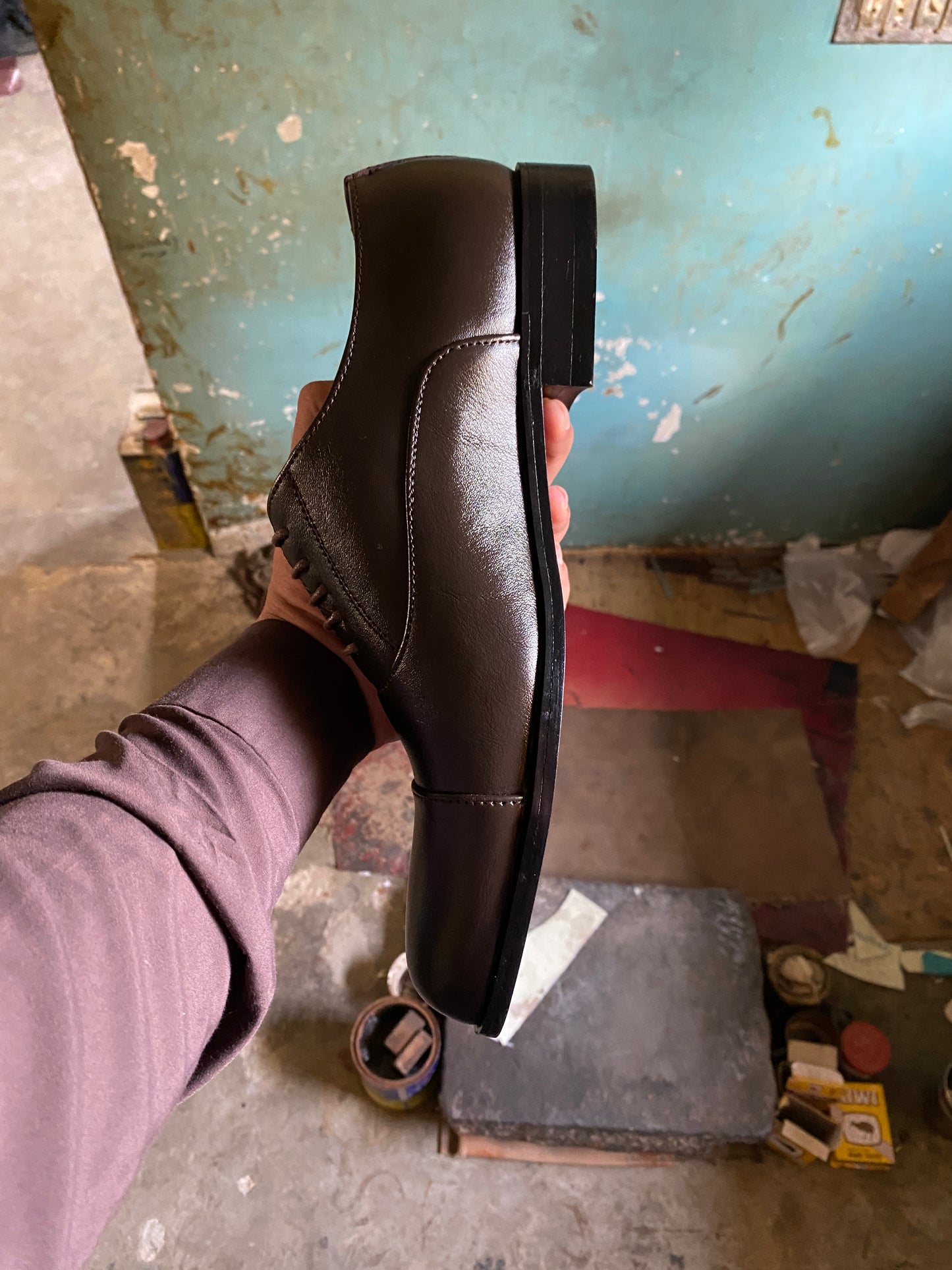 Chocolate Brown Oxford