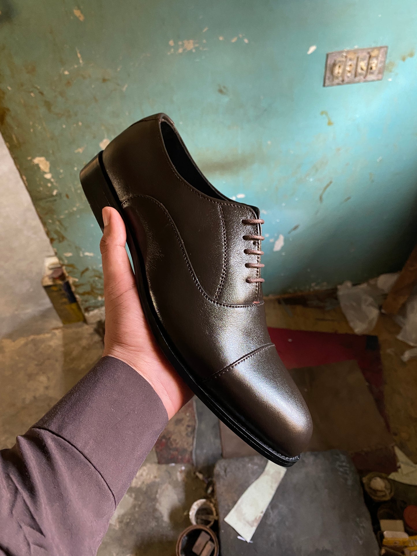 Chocolate Brown Oxford