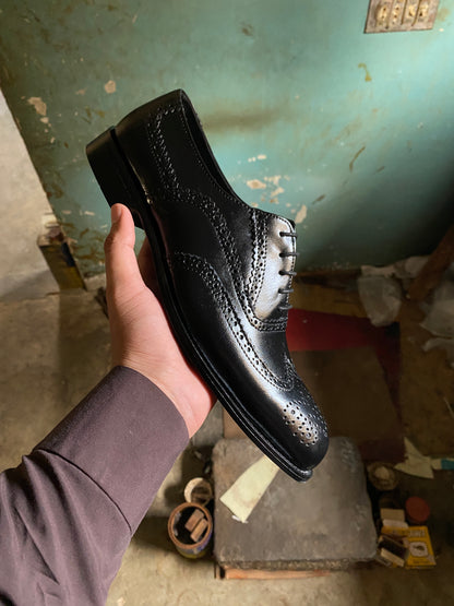 Black Brogue Shoe