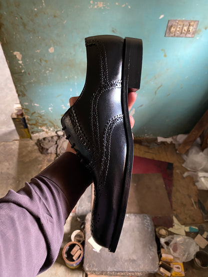 Black Brogue Shoe