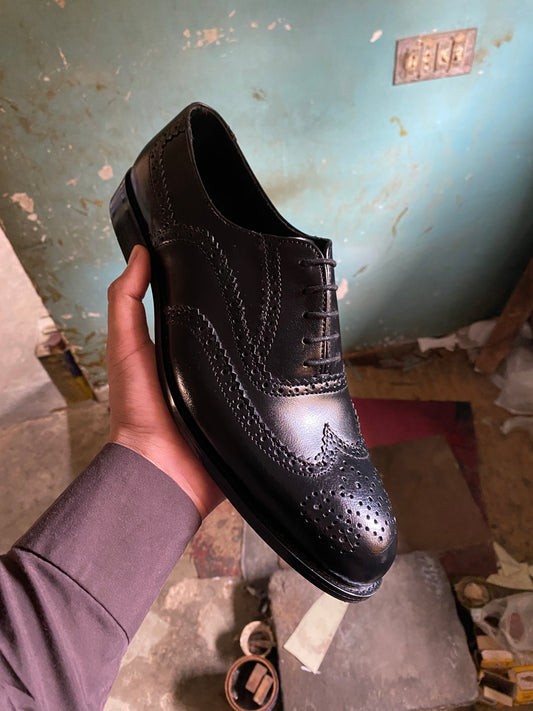 Black Brogue Shoe
