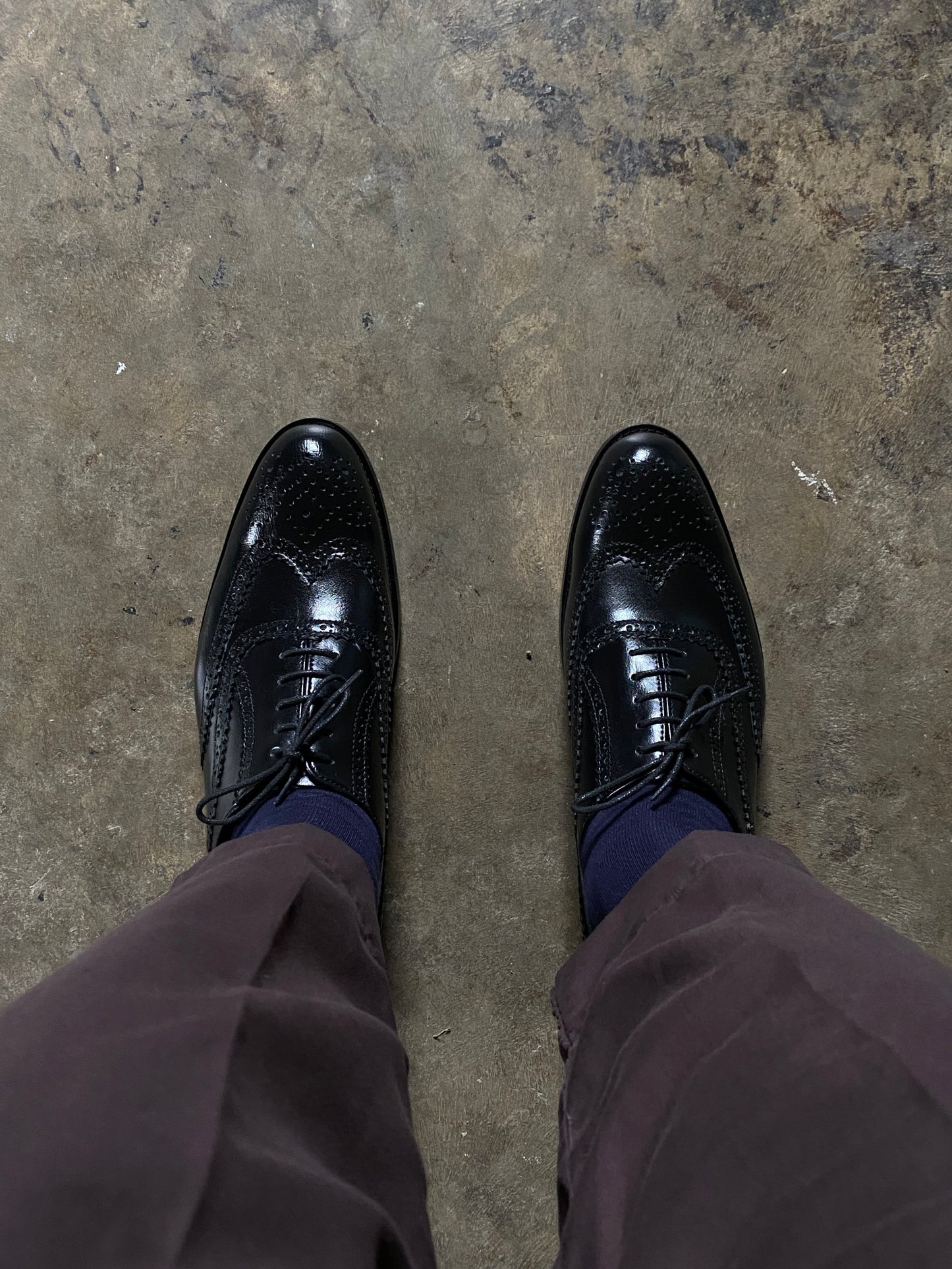 Black Brogue Shoe
