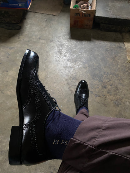 Black Brogue Shoe