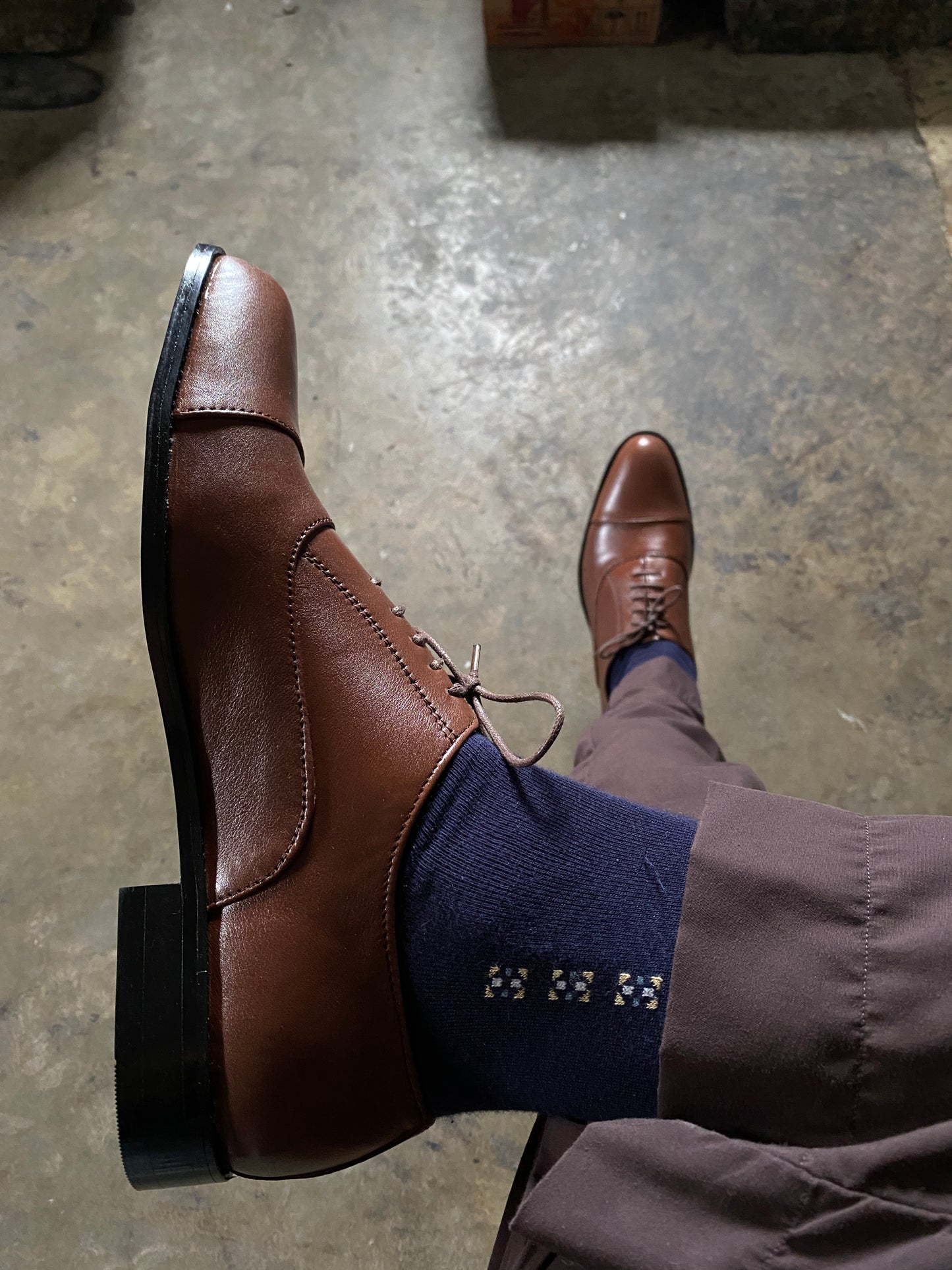 Tan Oxford Shoe