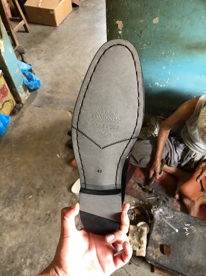 Black Croc Loafer
