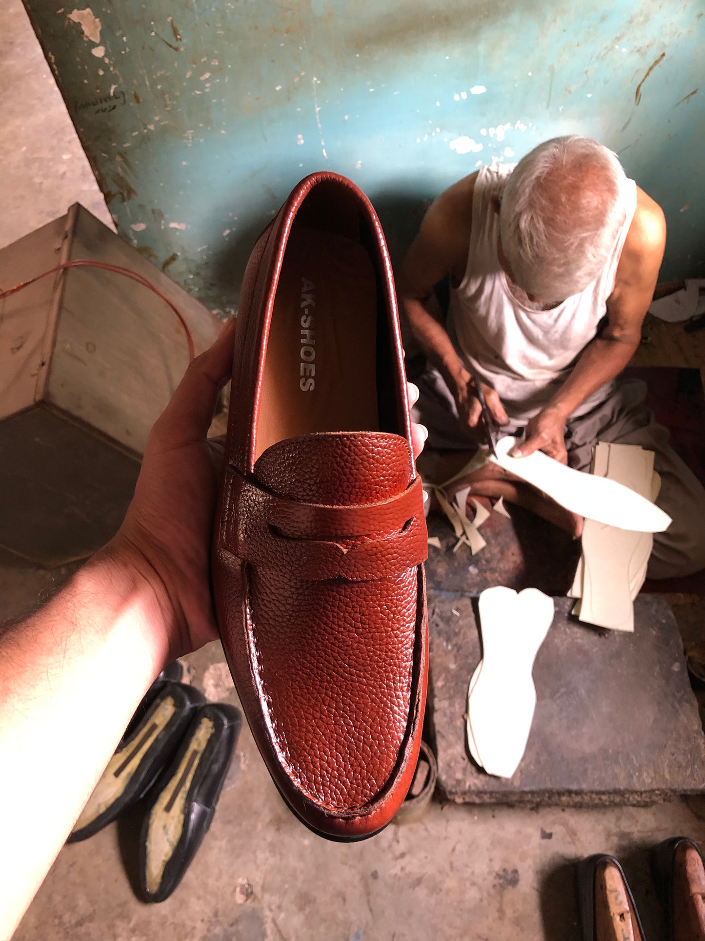 Reddish Brown Penny Loafer