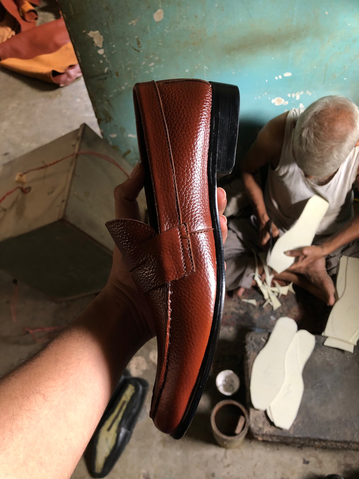 Reddish Brown Penny Loafer