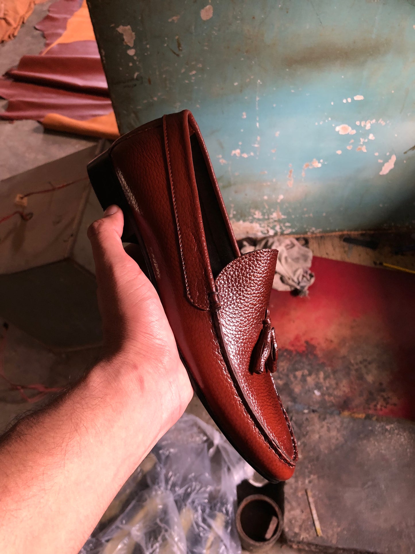 Reddish Brown Tassel Loafer