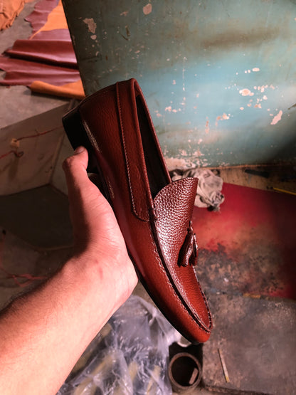 Reddish Brown Tassel Loafer