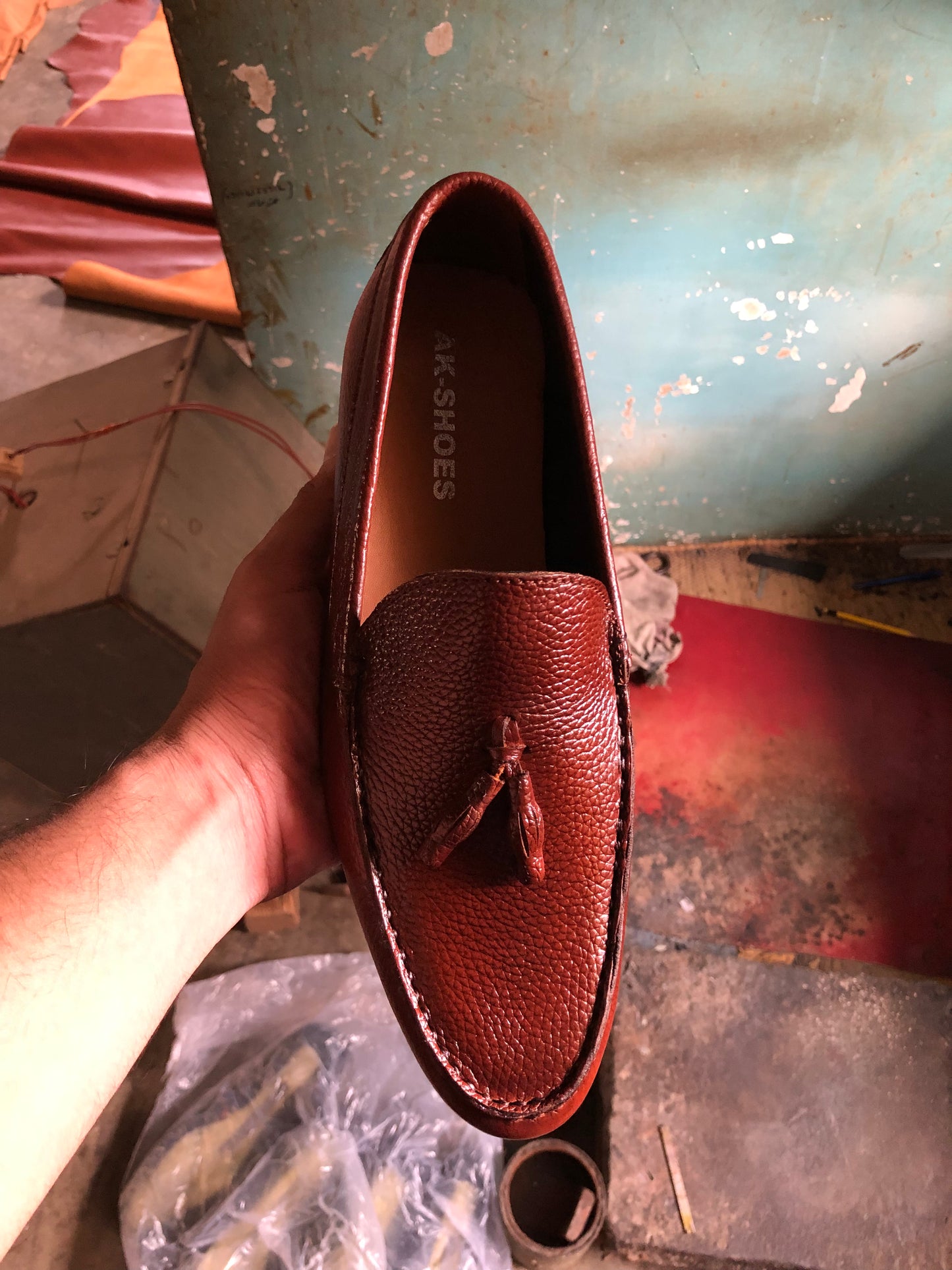 Reddish Brown Tassel Loafer