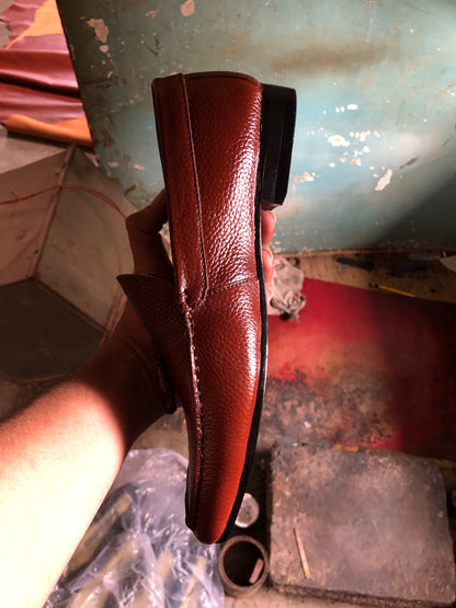 Reddish Brown Tassel Loafer