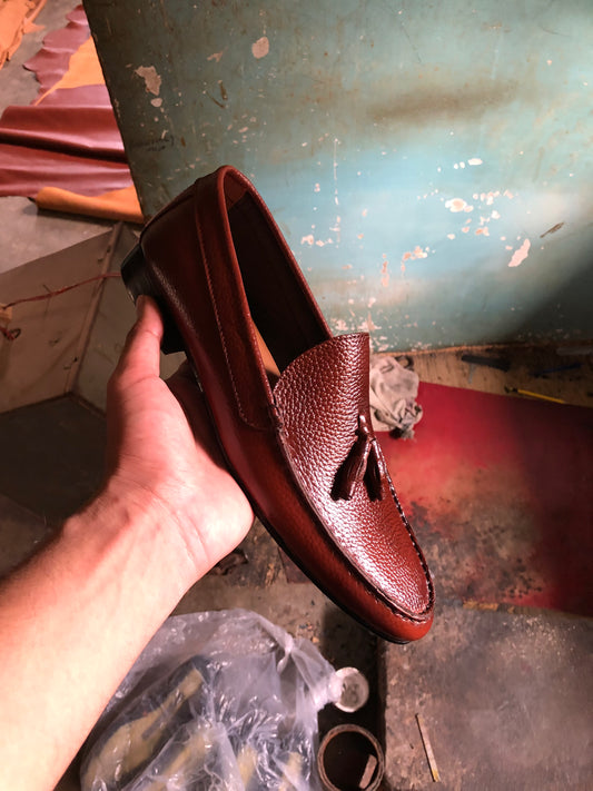 Reddish Brown Tassel Loafer