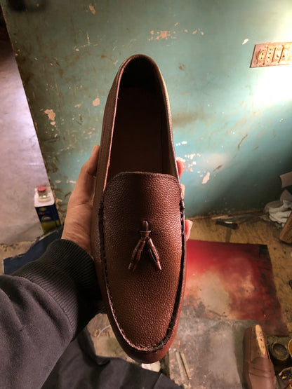 Brown Tassel Loafer Shoe