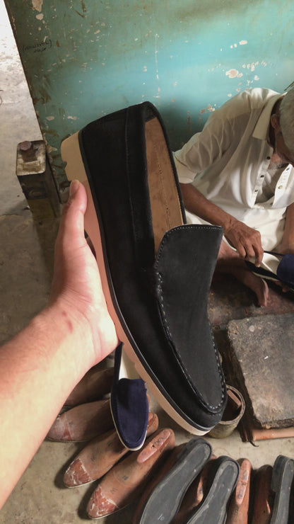 Black Suede Leather shoe